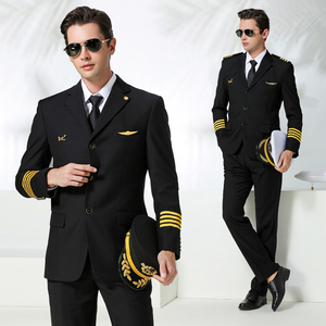 机长制服外套男西装航空飞行员空乘单排三粒扣西服物业保安工作服