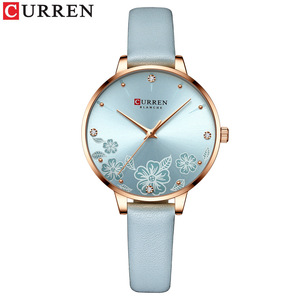 Curren/卡瑞恩9068女士手表 防水石英表 时尚休闲皮带表 外贸手表