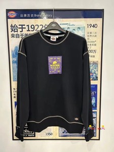 Dickies2023秋冬新品圆领印花毛圈美式卫衣休闲运动男女DK012288