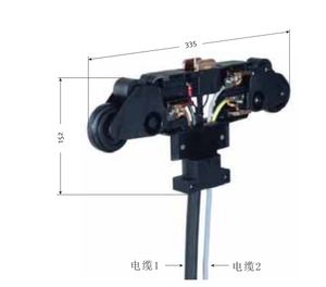 德国VAHLE法勒滑触线KBH集电器型号600096 KSW4/40-1HS28-60