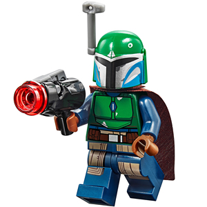 LEGO 乐高 星球大战 75267 曼达洛人 sw1078 绿色头盔 配武器