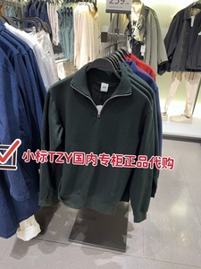 10月新品 ZARA国内代购 男装 22秋冬 半拉链运动衫卫衣 6462350