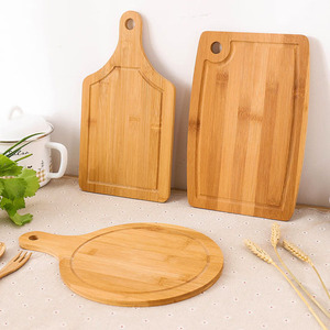 加厚大号砧板竹案板圆形水果菜板家用厨房长方形擀面板刀板切菜板