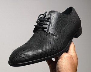 现货EMPORIO Armani/阿玛尼男牛皮低帮休闲商务皮鞋美国购买特价