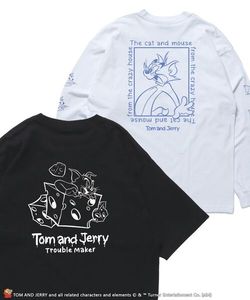 日本代购 SEQUENZ TOM and JERRY CHEESE 猫和老鼠长短袖T恤套装