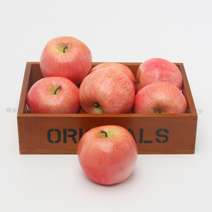 高仿真水果蔬菜大红苹果模型 摄影道具加重型 逼真仿真红富士苹果