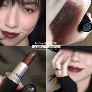 MAC/魅可 哑光唇膏622 antique velvet黑松露巧克力色*免税店采购