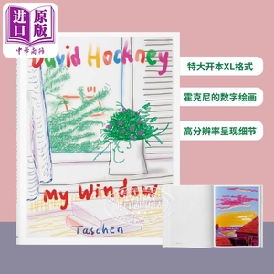 预售 大卫·霍克尼：我的窗户 进口艺术 David Hockney My Window Taschen 绘画画册画集风景作品集【中商原版】