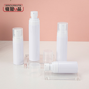 脸部塑料美容韩式化妆旅行旅游PET喷雾瓶60ML80ML白色小样瓶