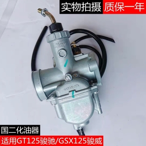 适用轻骑铃木QS125-5骏驰GT125-5C化油器 骏威GSX125-3ABC化油器