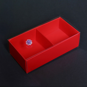 年糕透明礼盒2粒二个装马卡龙盒子雪媚娘糯米滋包装盒糍粑包装盒