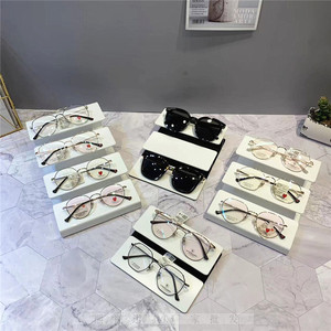 亚克力阶梯形眼镜展示架墨镜太阳镜饰品多层陈列道具店铺柜台架子
