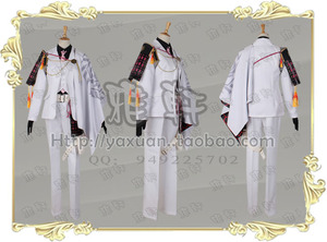 雅轩cosplay服装 刀剑乱舞cos龟甲贞宗出阵内番重伤  新品