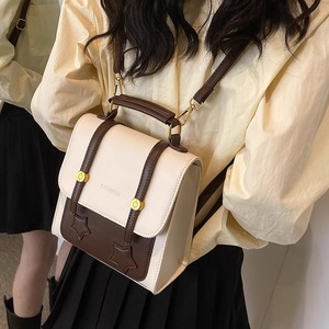 韩国小众双肩包包女士2024新款百搭手提韩版学生书包时尚外出背包