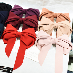 韩国Baagle代购新款小仙女浪漫甜美飘带蝴蝶结后脑勺发卡发饰头花