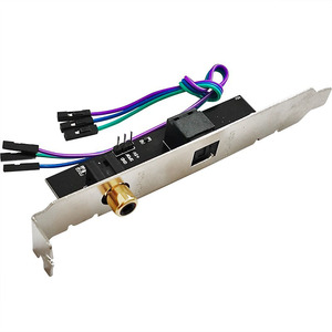光纤同轴子卡AC3数字挡板通用主板SPDIF镀金接口PCM源码DTS输出