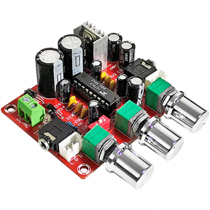 HIFI发烧级XR1075数字音调板DIY音响箱BBE音频处理器前级放大模块
