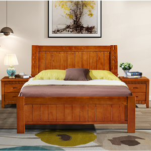 武汉床实木1.5米现代简约1.8米双人床主卧经济型床单人床1.2米床