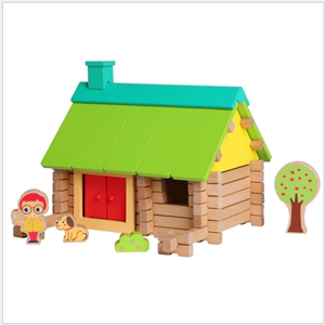 儿童木工坊手工拼装diy榫卯结构小木屋积木玩具益智木制小房子
