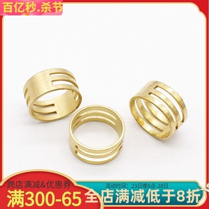 铜挂圈开圈戒指 辅助工具实用手工闭口圈戒指开合器金色首饰配件