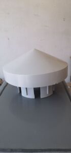 PVC排气管耐老化防雨帽楼顶烟囱帽家用油烟机通气帽塑料管帽盖帽