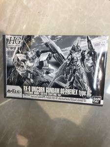 万代 限定 HG 1/144 独角兽3号机菲尼克斯 RC型 银色电镀 现货