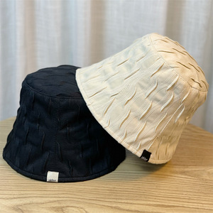 新款小众渔夫帽子女夏季韩版简约素颜遮脸水桶帽高级感显脸小盆帽