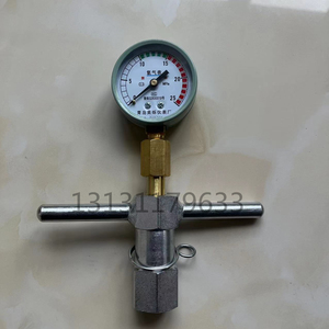 高压氧气瓶二氧化碳瓶测压表具手持测压工具测压表氧气瓶测压工具