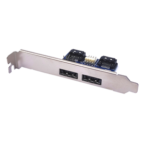 Power eSATA转SATA PCI-E转双口PowerOver eSATA USB共用转接卡