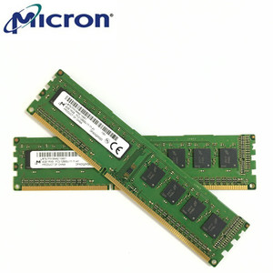 Micron镁光 4GB PC3 PC3L 12800U DDR3 4G 1333 1600台式机内存条
