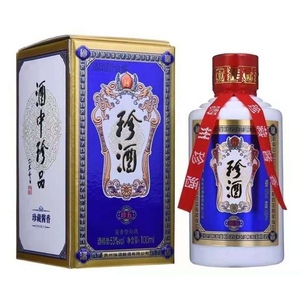 酒版 小酒版珍酒珍五100ml/瓶53度酱香白酒高粱纯粮固态酿造