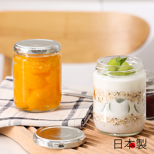 日本进口石塜硝子果酱玻璃密封罐燕窝蜂蜜食品级储存物小容量空瓶