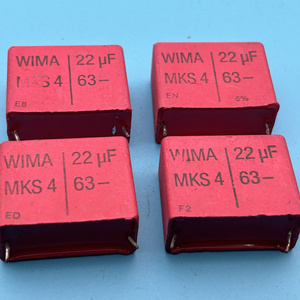 德国WIMA威马MKS4系列 22UF 63V音频发烧耦合无极薄膜电容拆机