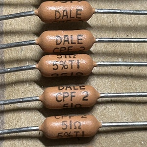 2W 0.5W 51R欧 5%美国达尼金属膜电阻 DALE