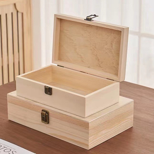 木盒定制长方形实木翻盖收纳盒定做包装木盒茶叶盒礼品盒伴手礼盒
