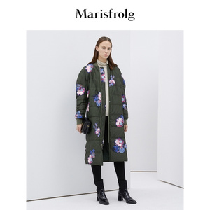 Marisfrolg/玛丝菲尔羽绒服女装2019冬季新款中长