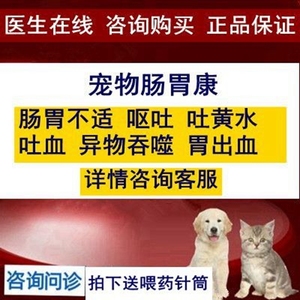 小狗犬猫胃炎狗猫呕吐黄水拉稀吐血便血胃溃疡肠胃炎急慢性肠胃炎