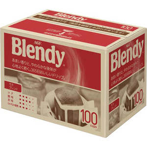 日本直邮咖啡 AGF Blendy滴滤式挂耳摩卡速溶咖啡 7g×100条