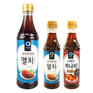 韩国进口清净园鱼露蓝瓶银鱼汁韩式泡菜辣白菜专用调料500g/1kg