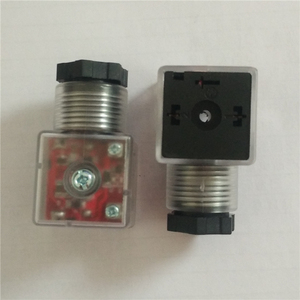 电磁阀线圈节能接线盒插头  线圈长时间通电不发热 AC220V DC24V