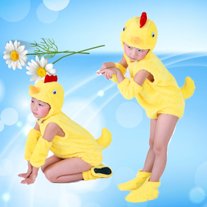 儿童动物服小黄鸭小鸡舞蹈服幼儿园六一儿童节表演服舞台造型服饰
