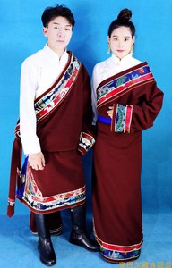 藏装 呢子藏服 男女同款 藏式情侣装 结婚服 西藏服 康装包邮