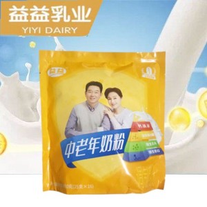 益益中老年奶粉不添加蔗糖400g 淮南益益全脂含钙调制乳粉独立袋