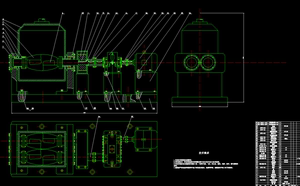 NH500型捏合机系统改造设计2D图机械CAD素材