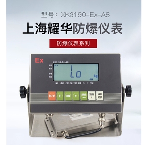 本安型上海耀华XK3190-Ex-A8地磅电子秤控制仪表不锈钢防爆显示器