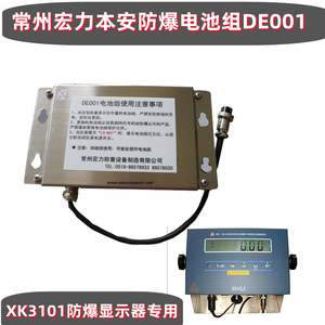 常州宏力本安型防爆电子秤XK3101原装充电器电源DE001防爆电池组