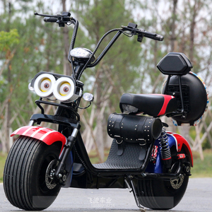 哈雷电瓶车电动摩托车电动滑板车宽胎大轮子男女式两轮代步踏板车