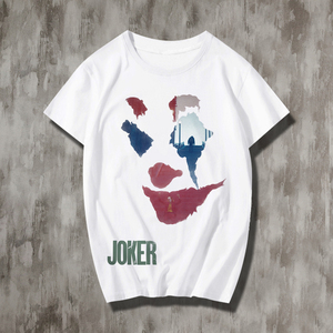 小丑JOKER杰昆·菲尼克斯同款短袖T恤DC动漫画电影周边衣服男女