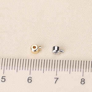 DIY珍珠配件手工材料正品进口定位珠夹珠隔珠项链手链连接处卡扣