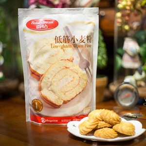 百钻低筋面粉500g小包装家用小麦粉披萨蛋糕面包饼干材料烘焙原料